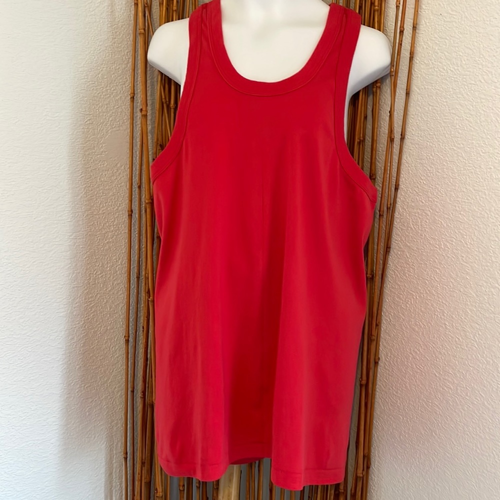 Orange/Red Large Tank Top